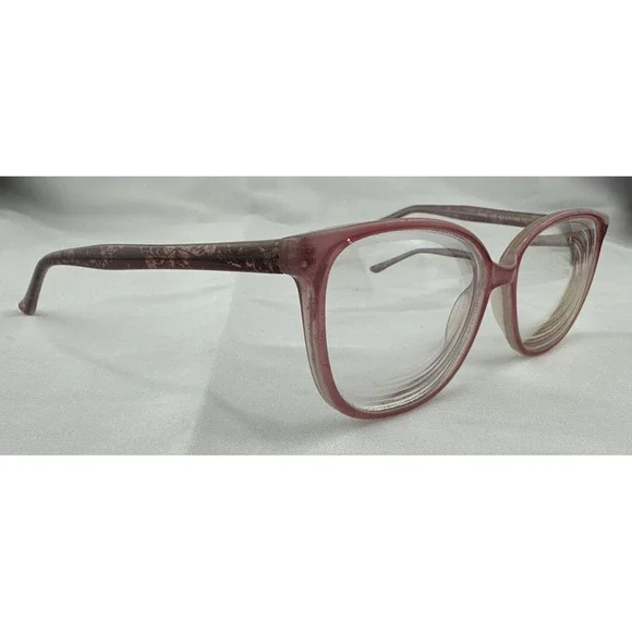 Modern HADLEY PINK ICE 53-17–140 Plastic Full Rim Eyeglasses‎ Frame JF37