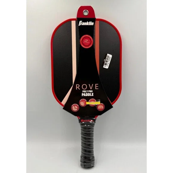 New Franklin Rove Poly Pro Pickleball Paddle Polypropylene Core Racket Black