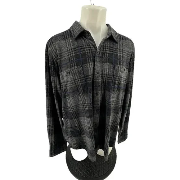 Tommy Bahama XXL Men Button Up Shirt Long Sleeve Plaided Casual N23v