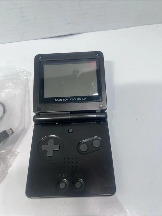 Nintendo Game Boy Advance SP - Black Portable Flip Console