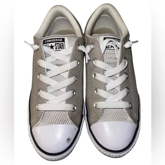 Converse Chuck Taylor All Stars Street Ox, Khaki Kids Size 3