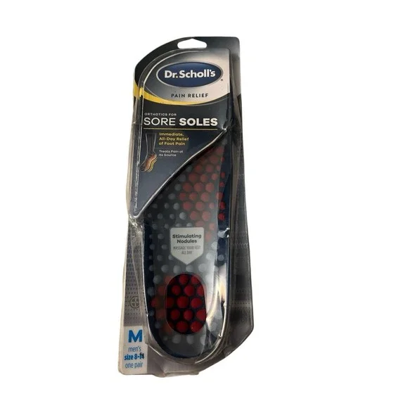 Dr. Scholl's Pain Relief Orthotics For Sore Soles Womens Size 8-14