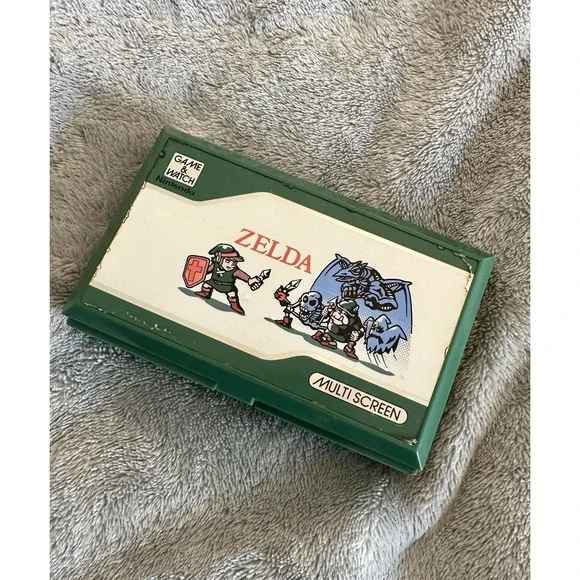 Vintage Zelda Nintendo Multi Screen Game & Watch 1989 ZL-65 Tested Works Japan