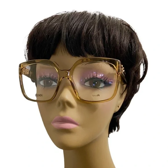 FENDI 55mm Square Optical Frames