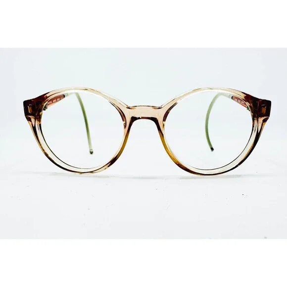 Marine Honey Bear Eyeglasses Kids Tan Vintage Round Frame MA-70 130 38587
