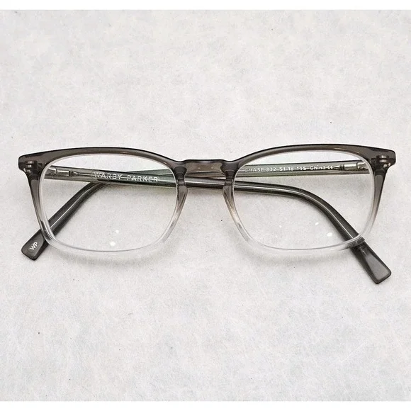 EUC Warby Parker Chase 332 Unisex Eyeglasses Frame, Driftwood Fade 51-18-145