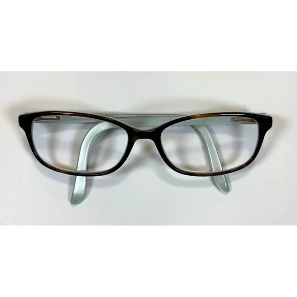 Bulova Ixtapa Eyeglasses Frames Womens Havana Mint Full Rim Cat Eye 53-16-140‎