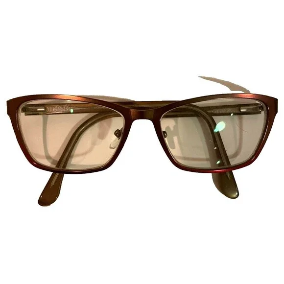 Oleg Cassini Eyeglasses OCO356‎ 273 53-15-140 Brown With Red Frames Only