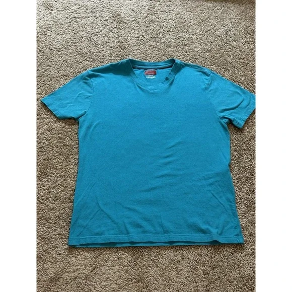 Men's Alfani Stretch‎ Short Sleeve V Neck Shirt - Medium