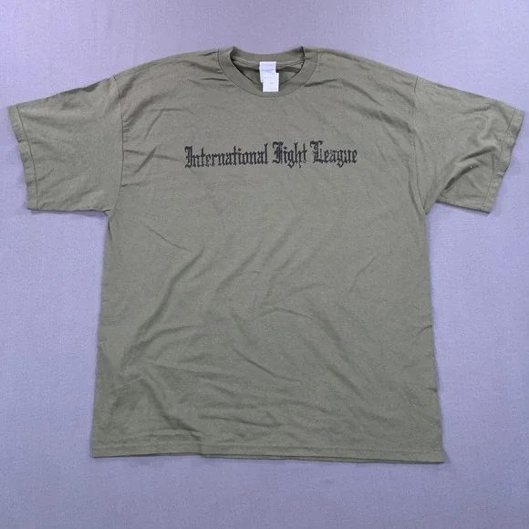 International Fight League Shirt Mens 2XL MMA Crest Tee Mixed Martial Arts 2000s