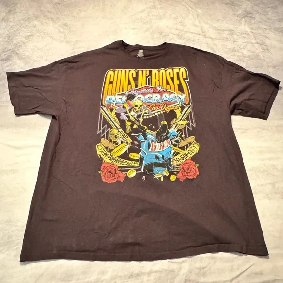 Guns‎ and Roses concert band tshirt black size 3XL