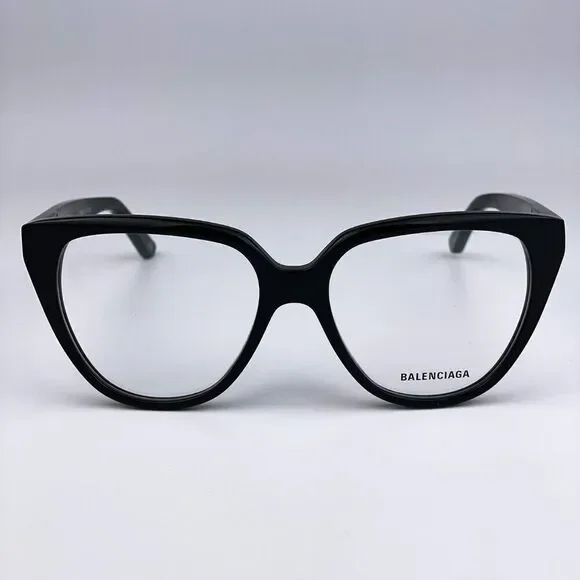 SALE! NEW Balenciaga Everyday BB0129O 001 Black Demo Butterfly Women Eyeglasses