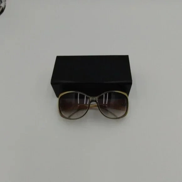 Givenchy SGV 722 Gold/Black Sunglasses