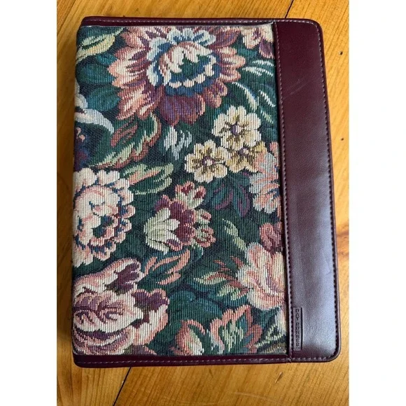 VTG Concord 5 Day RunnerTapestry Organizer Binder W Franklin Covey Inserts