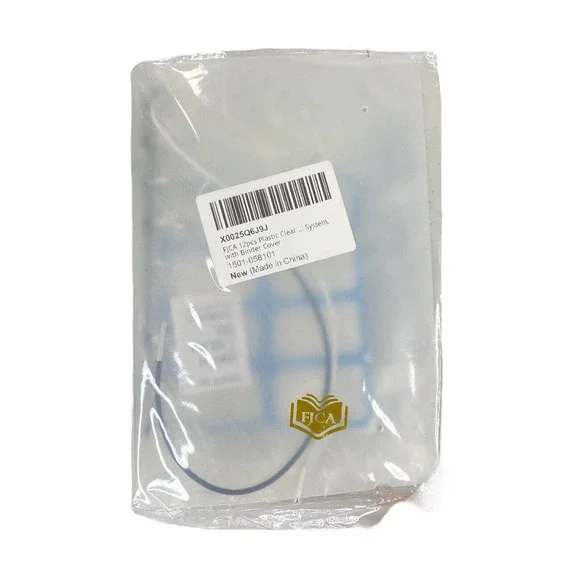 FJCA Clear 12-Pocket Budget System Binder