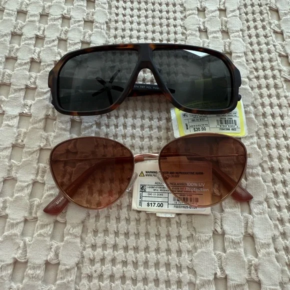 NEW a new day & All in Motion Tortoise and Brown‎ Sunglasses Set