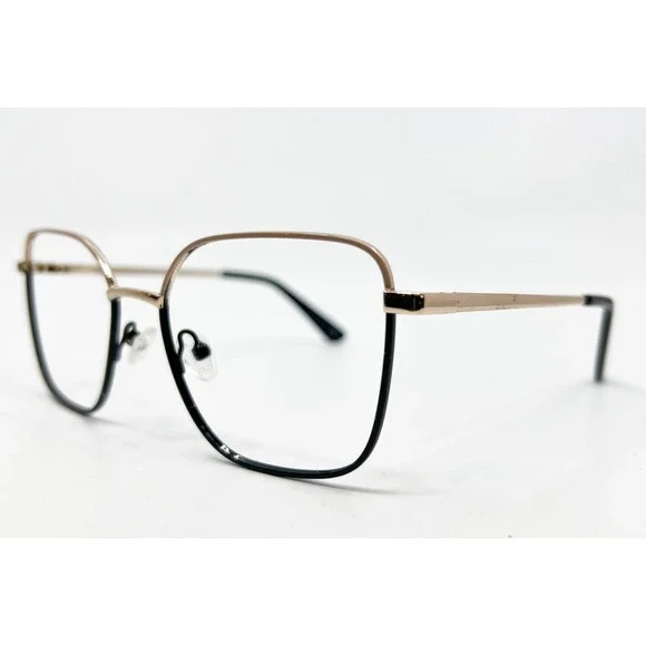 Wittnauer ADA Eyeglasses Women Pink Black Metal Square Frame 54-18-135