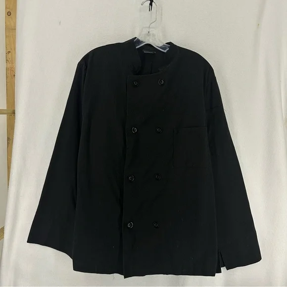 Dickies Chef Button Shirt Classic Unisex Small Black