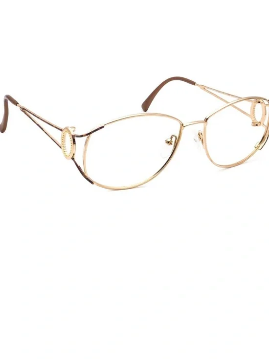 Christian Dior Vintage Eyeglasses 2857 41 Gold/Tortoise Japan 56 mm