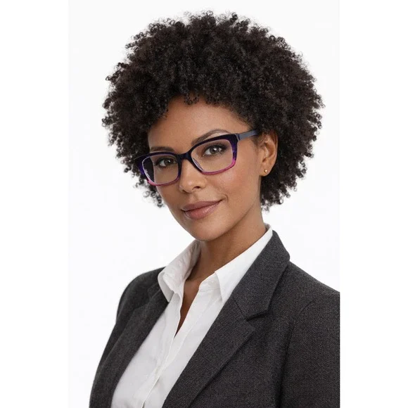 Mare Azzuro Blue & Pink Women's Reading‎ Glasses +4.00 – Fashion Cat-Eye Readers