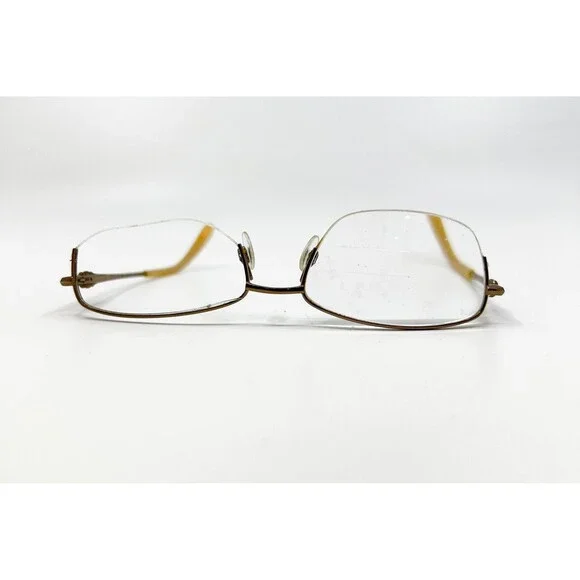 Titanium 220 Eyeglasses Frames Women Brown Rectangular T220-02 52-17-135
