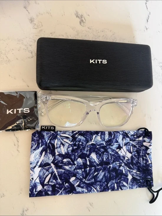 KITS Marcella Cat Eye acetate Women’s glasses with 1.00 Level Readers NEW
