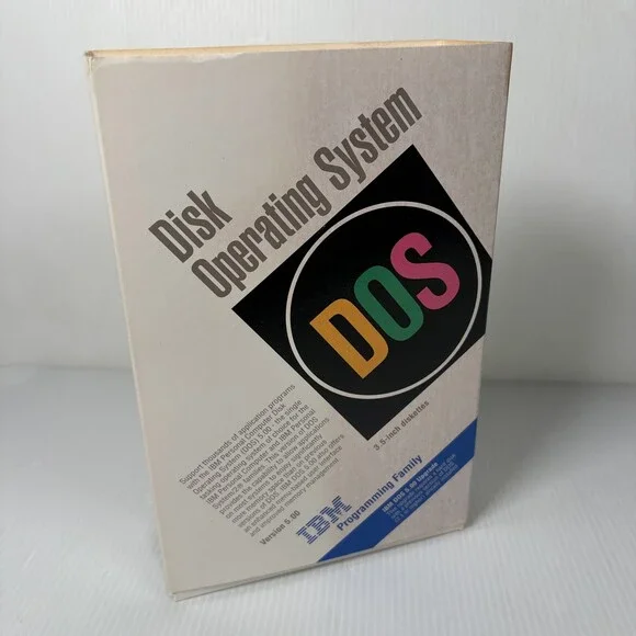 Vintage IBM DOS 5.0 Upgrade Kit Disk Operating System Software 3.5