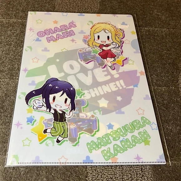Love Live! Sunshine!! Clear File Folder Plastic Anime Japan Exclusive Official