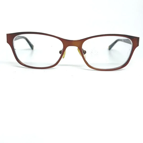 Nine West NW1057 210 Eyeglasses Frame Brown Rectangle 47‎ 16 135 21390