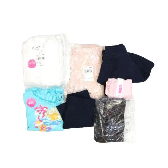 The Childrens Place Bulk Lot Of 13 Girls Size XS 4/5 Mixed Season Tops Bottoms