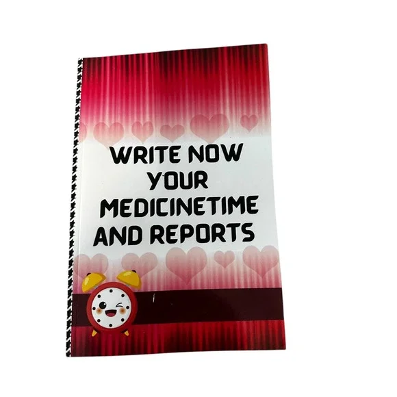 Medicine Time and Reports Journal‎ Daily Medication Tracker Health Log Book