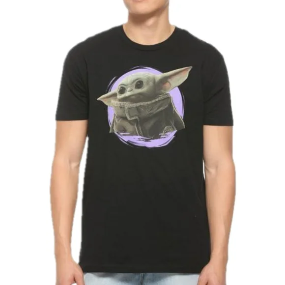 Star Wars Fith Sun‎ Men's The Mandalorian The Child Portrait T-shirt Size Large