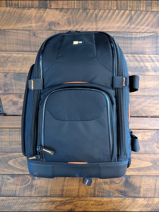 Case Logic SLRC-206 SLR Camera and 15.4-Inch Laptop Backpack -Black