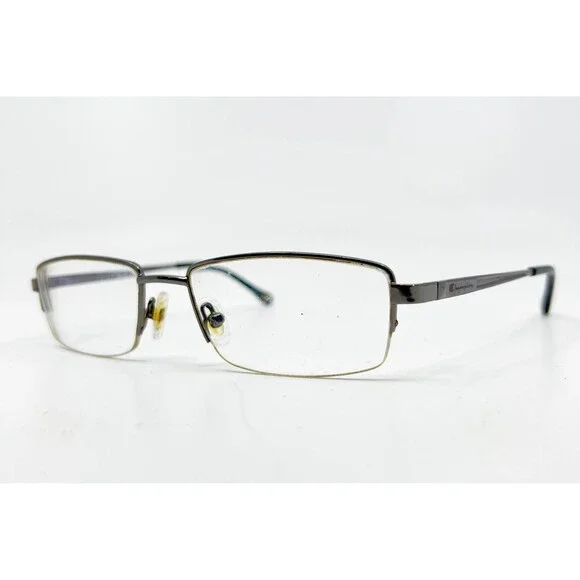 Champion Eyeglasses Mens Gunmetal CU 8003 CA01 Rectangular Half Rim 54-18-140