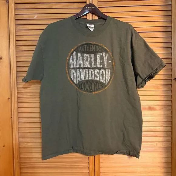 Harley-Davidson Green T-Shirt for Men size XL