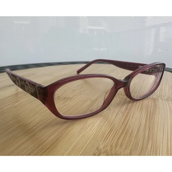 Coach Baila 2034 Pink Women's Eyeglasses 48-15 135 Full Rim Oval FRAMES ONLy