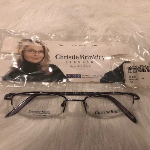 NWT Christie Brinkley Purple Glasses