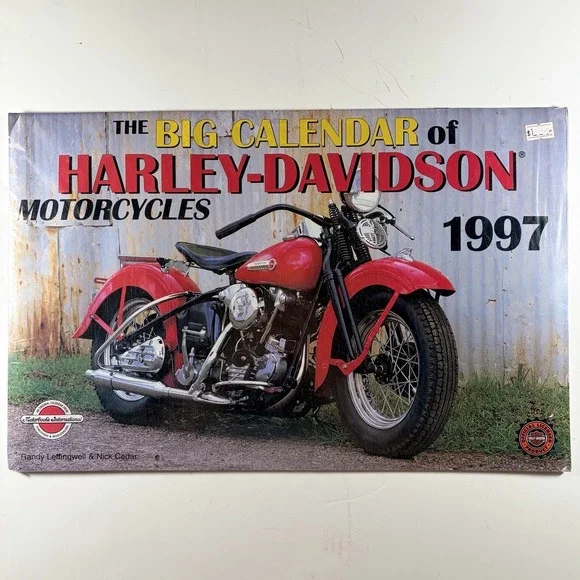 VTG The Big Calendar of Harley-Davidson Motorcycles 1997 Sealed
