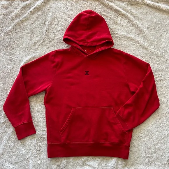 Xersion Hooded Sweatshirt, Red, Size‎ Medium