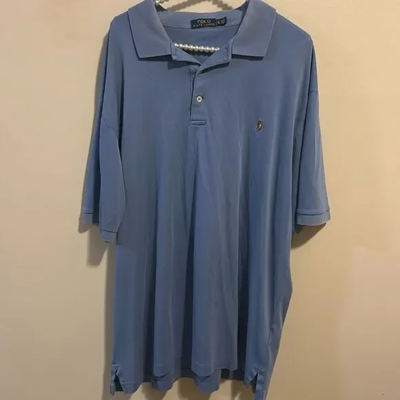 Polo Ralph Lauren Classic Fit Blue Polo XLT