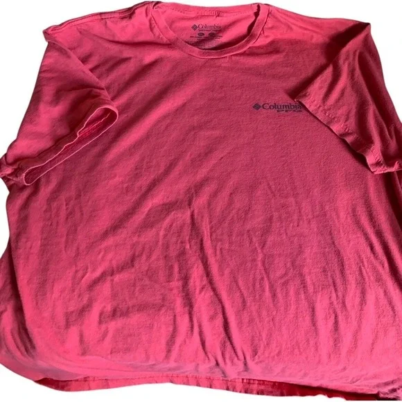 Columbia‎ PFG Performance Fishing Gear Graphic T-Shirt Salmon
