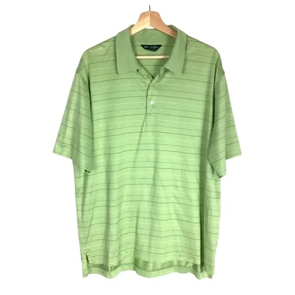 Vintage Brooks Brothers Country Club Performance Knit Polo Shirt Sz Large‎