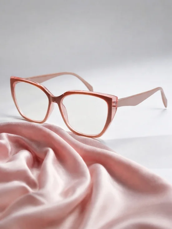 +1.00 Chic Blush Pink Retro Style Reading Glasses