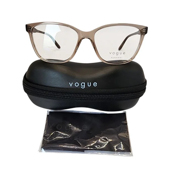 Vogue Transparent Light Brown‎ Glasses 0V05518 New
