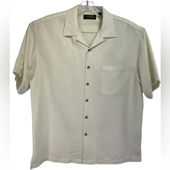 Eagle Dry‎ Goods Mens Sz Large Pale Yellow Button Up Shirt ( G16) NW/OTs