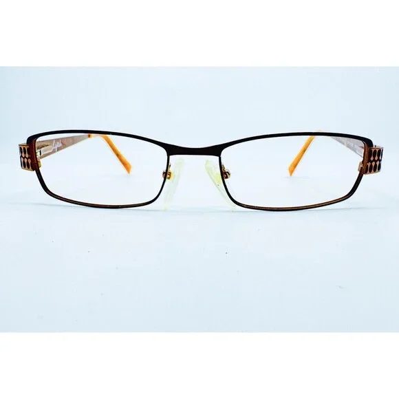 Lipstick Eyeglasses Womens Brown For Keef Rectangle Frames 51-17-135
