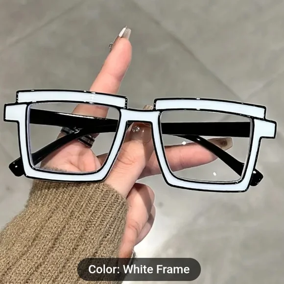 Anime Colorful Full Rim Rectangular Acetic Spectacles‎
