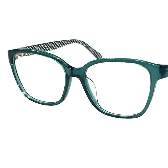 NEW Diane von Furstenberg DVF 5064 481 Glossy Bluegreen Eyeglass Frame 52-16-130
