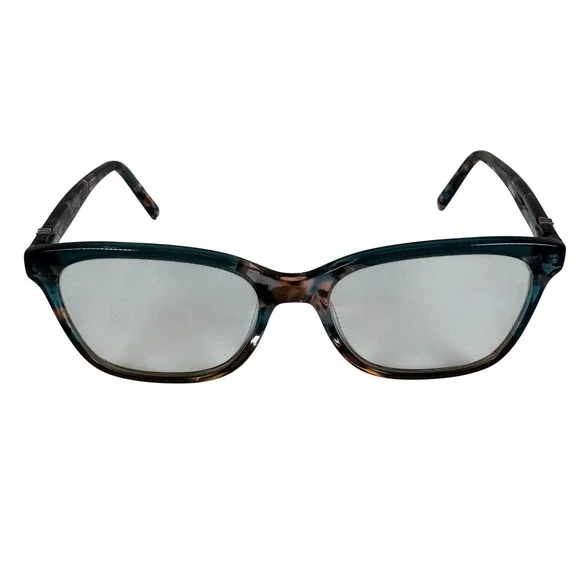 JONES‎ NEW YORK VJON786 Teal Havana Tortoise Eyeglasses Frames Only 51 16 135