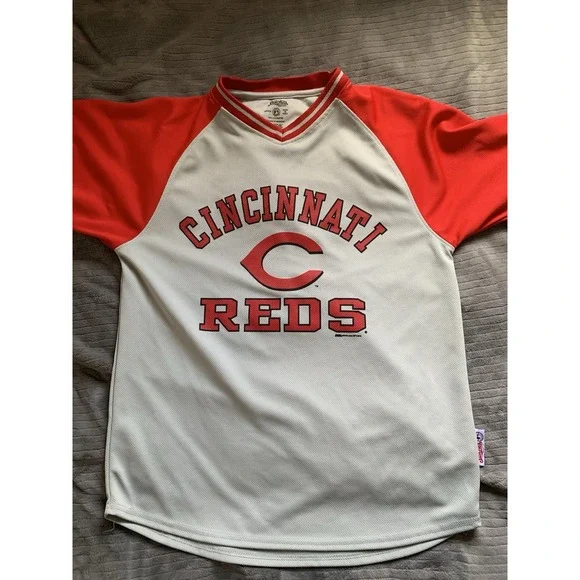 Cincinnati Reds Stitches Jersey Shirt‎ Men's Size Medium